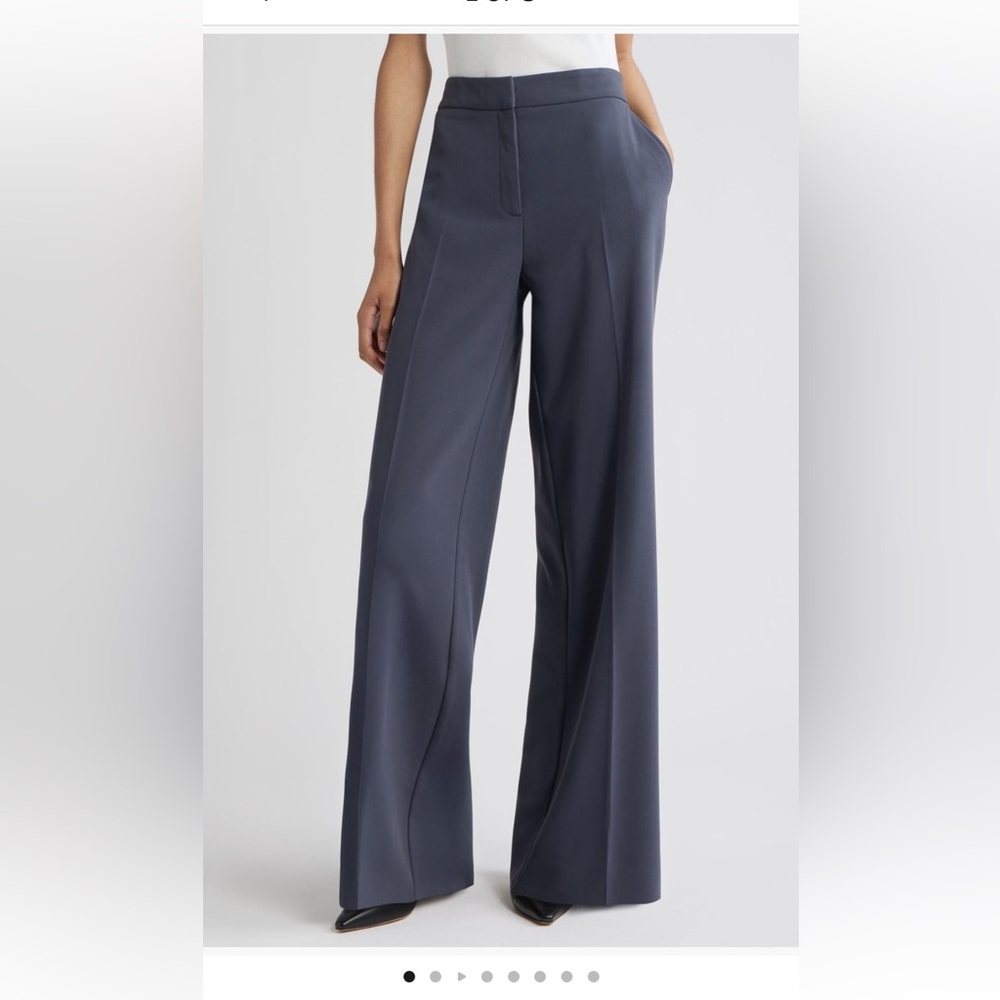 New With Tags — Nordstrom Lennox Wide Leg Trouser (Grey Ebony)